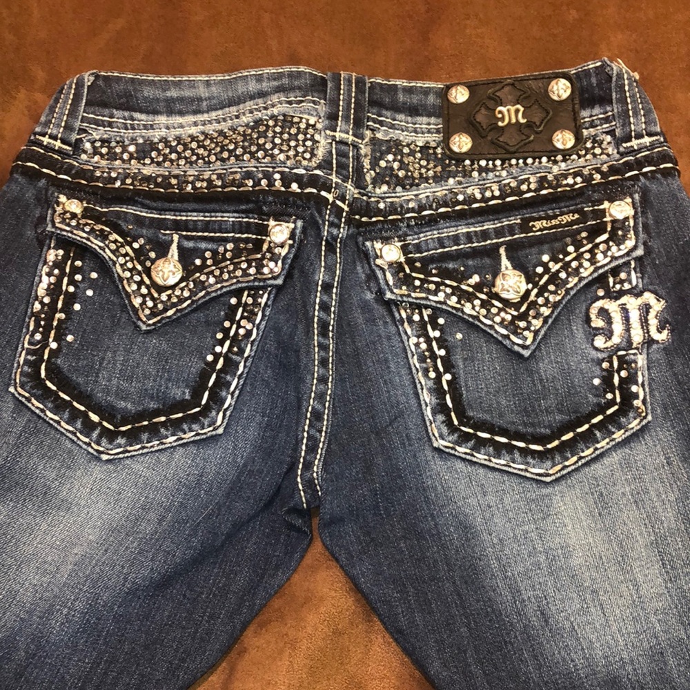 Miss me skinny jean size 27”